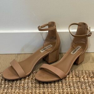Steve Madden Strappy Heeled Sandals (Blush Nude)